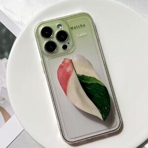 Leaf Phone Holder Stand 360°Rotating With Hand Grip Handle